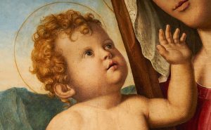 Virgin and Child, between 1495 and 1497. Artist Giovanni Battista Cima da Conegliano. (Photo by Heritage Art/Heritage Images via Getty Images)

