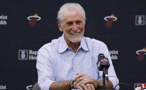 Pat Riley eligió a su jugador favorito de Miami Heat.
