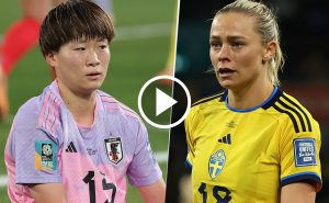 Japón y Suecia juegan en el Mundial Femenil 2023.
