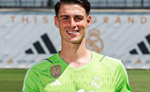 Kepa ya se puso el jersey del Madrid – @realmadrid
