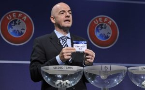 Sorteo de la Champions League.
