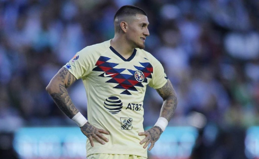 Nicolás Castillo durante su etapa con América | Getty Images
