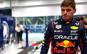 Max Verstappen tras la calificación en el Gran Premio de Singapur. Foto: Getty Images
