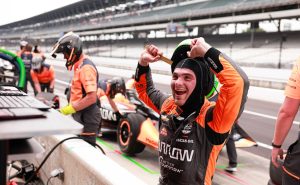 Pato O'Ward, piloto en la IndyCar de la escudería Arrow McLaren. Foto: Getty Images
