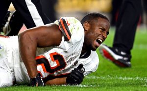 Nick Chubb #24 de los Cleveland Browns. Foto: Getty Images
