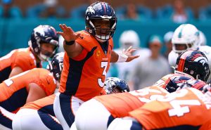 Russell Wilson #3 de los Denver Broncos. Foto: Getty Images
