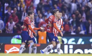 Ronaldo Cisneros en festejo de gol, durante el partido de la jornada 13 del torneo Apertura 2023. Foto: Imago7

