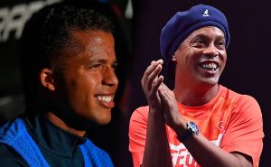 Giovani dos Santos y Ronaldinho | Getty Images
