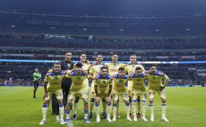 Ciudad de México, 9 de diciembre de 2023. Foto de equipo de América, durante el partido de vuelta de las Semifinales del torneo Apertura 2023 de la Liga BBVA MX, entre las Águilas del América y el Atlético San Luis, celebrado en el estadio Azteca. Foto: Imago7/ Rafael Vadillo
