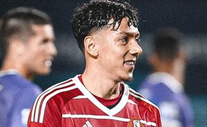 Jorge Ruvalcaba anotó su primer gol en Europa. | @SL16_FC
