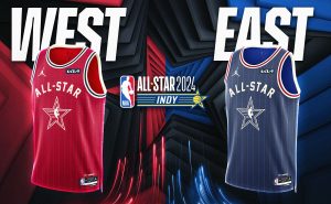 Muestran los uniformes que se usarán para el NBA All-Star Game 2024 – Getty Images
