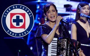Julieta Venegas agradeció a Cruz Azul.
