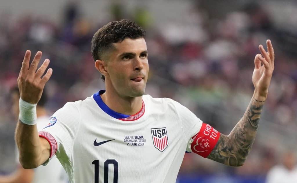 Christian Pulisic madrugó a Bolivia.