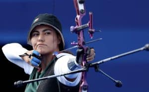 Alejandra Valencia, arquera mexicana.
