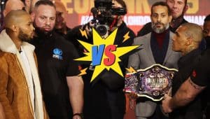 Chris Eubank Jr, posible rival de Canelo Alvarez, lanza un insólito objeto en la cara a su rival | VIDEO
