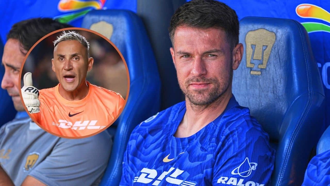 ¿Debutará Aaron Ramsey con Pumas en la Leagues Cup 2025? La foto con Keylor Navas que hace soñar a Efraín Juárez