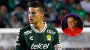 James Rodríguez y Chicharito Hernández