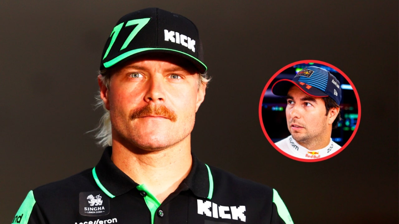 Valtteri Bottas utilizó 3 palabras para definir a Checo Pérez y aceptar ser su compañero en la Fórmula 1