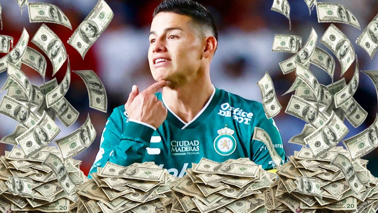 James Rodríguez mete dinero a la Liga MX y Club León: Revelan la millonaria fortuna del exjugador del Real Madrid
