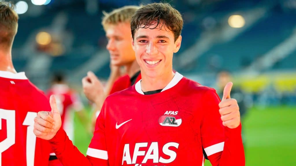 Mateo Chávez y su enorme estreno en el Az Alkmaar.