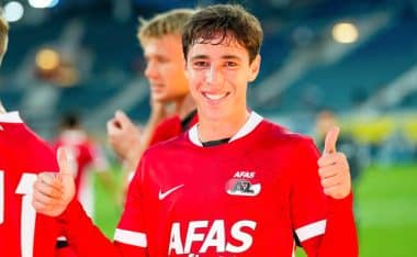 Mateo Chávez y su enorme estreno en el Az Alkmaar.