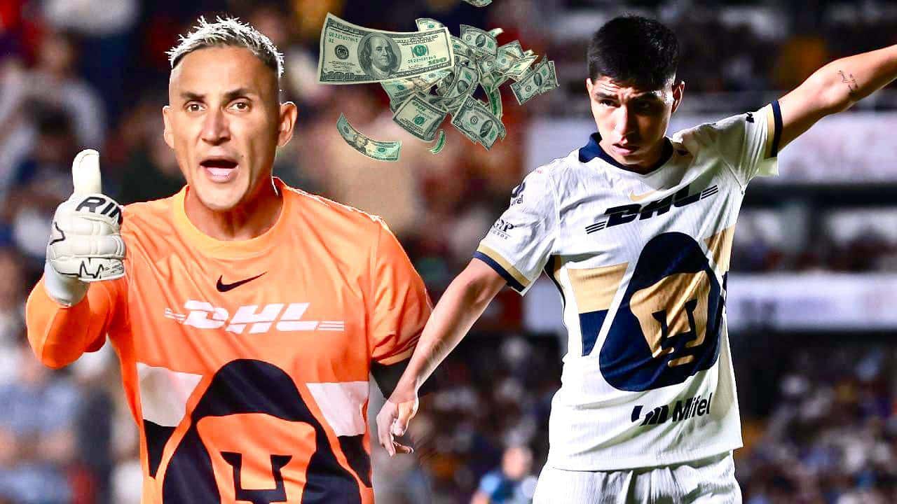 El bajo salario que tendría Piero Quispe en Pumas, mientras Keylor Navas cobrará 2 mdd al año