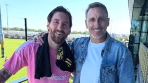 Lionel Messi y Chaco Giménez
