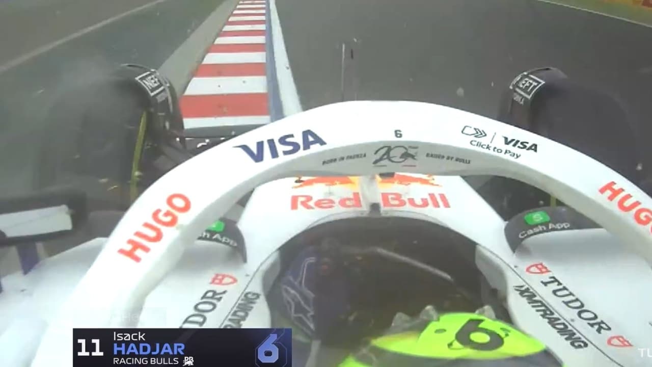 ¡Qué dolor! El motivo por el que Hadjar se quejó de problemas en su mano durante el GP de Hungría de la F1