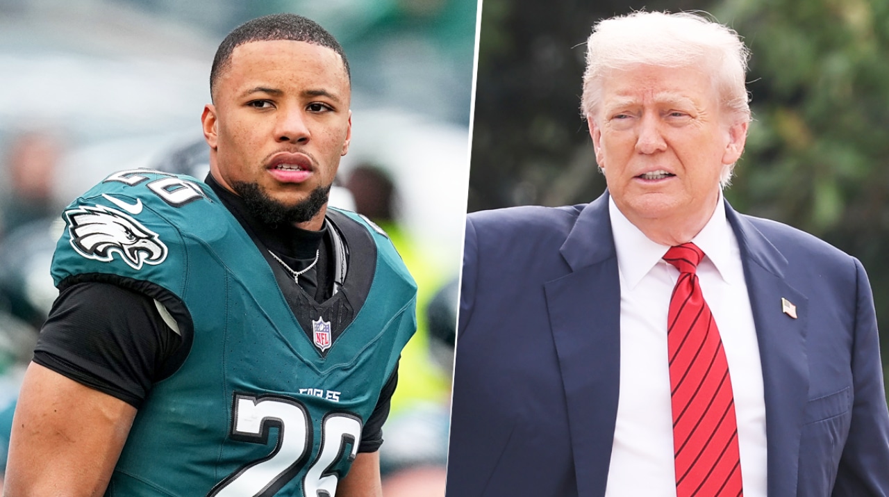Saquon Barkley, estrella de la NFL, no duda y rechaza una propuesta de Donald Trump