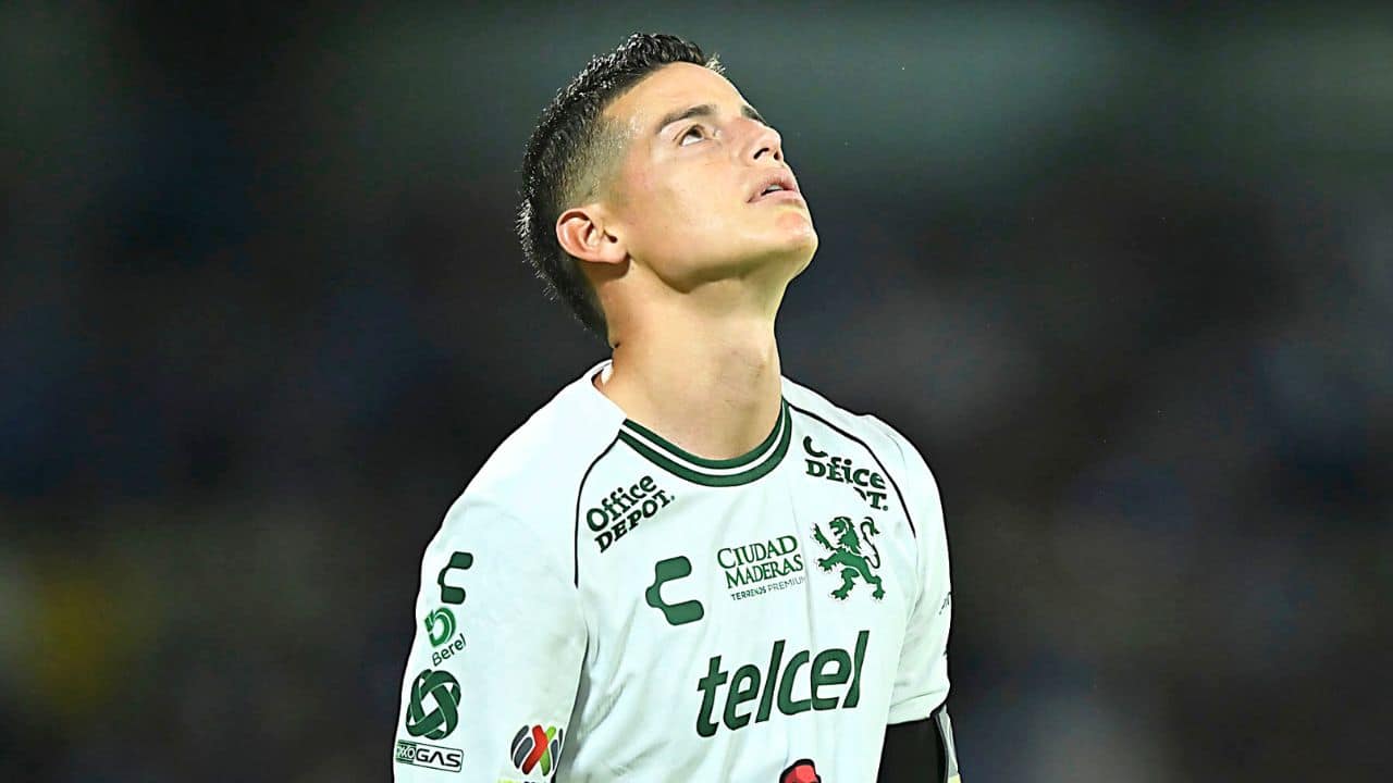 Por qué no juega James Rodríguez con León vs Necaxa en la Jornada 5 del Apertura 2025