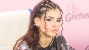 Alana Flores calentó el combate con Gala Montes.