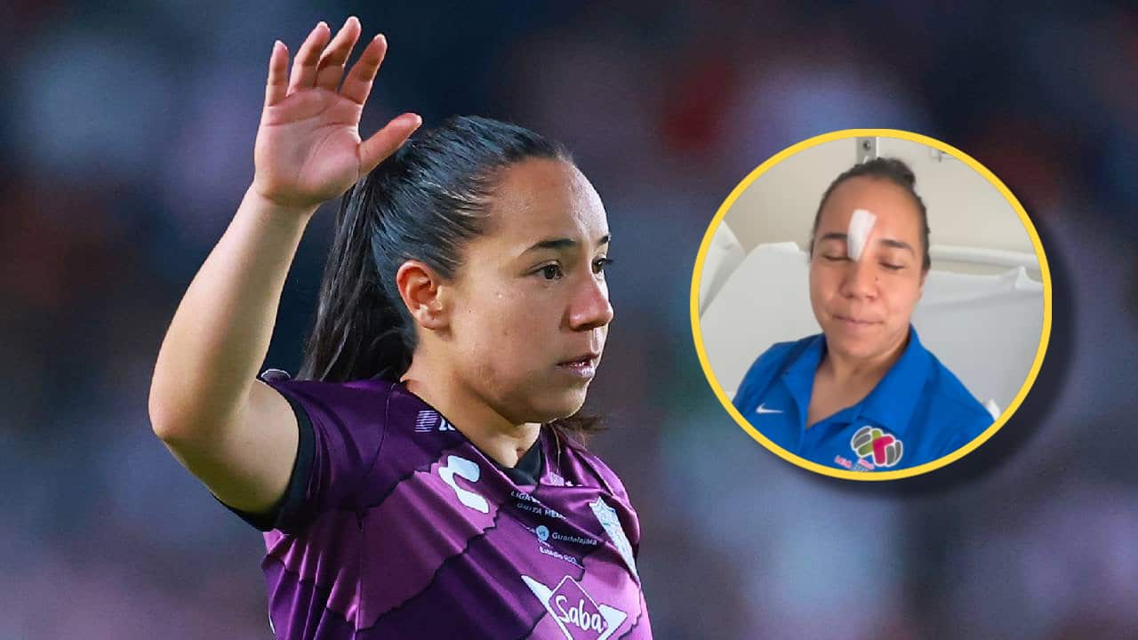 Charlyn Corral muestra desde el hospital cómo quedó su rostro tras escalofriante lesión ante el Barcelona