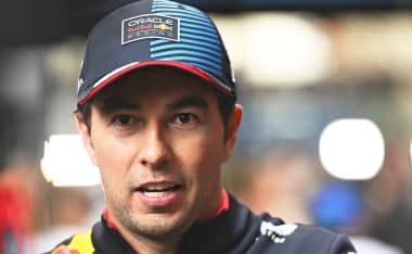 Checo Pérez se sorprendió por el anuncio.