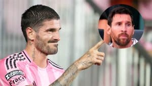 Rodrigo De Paul anota vs Pumas con Inter Miami.