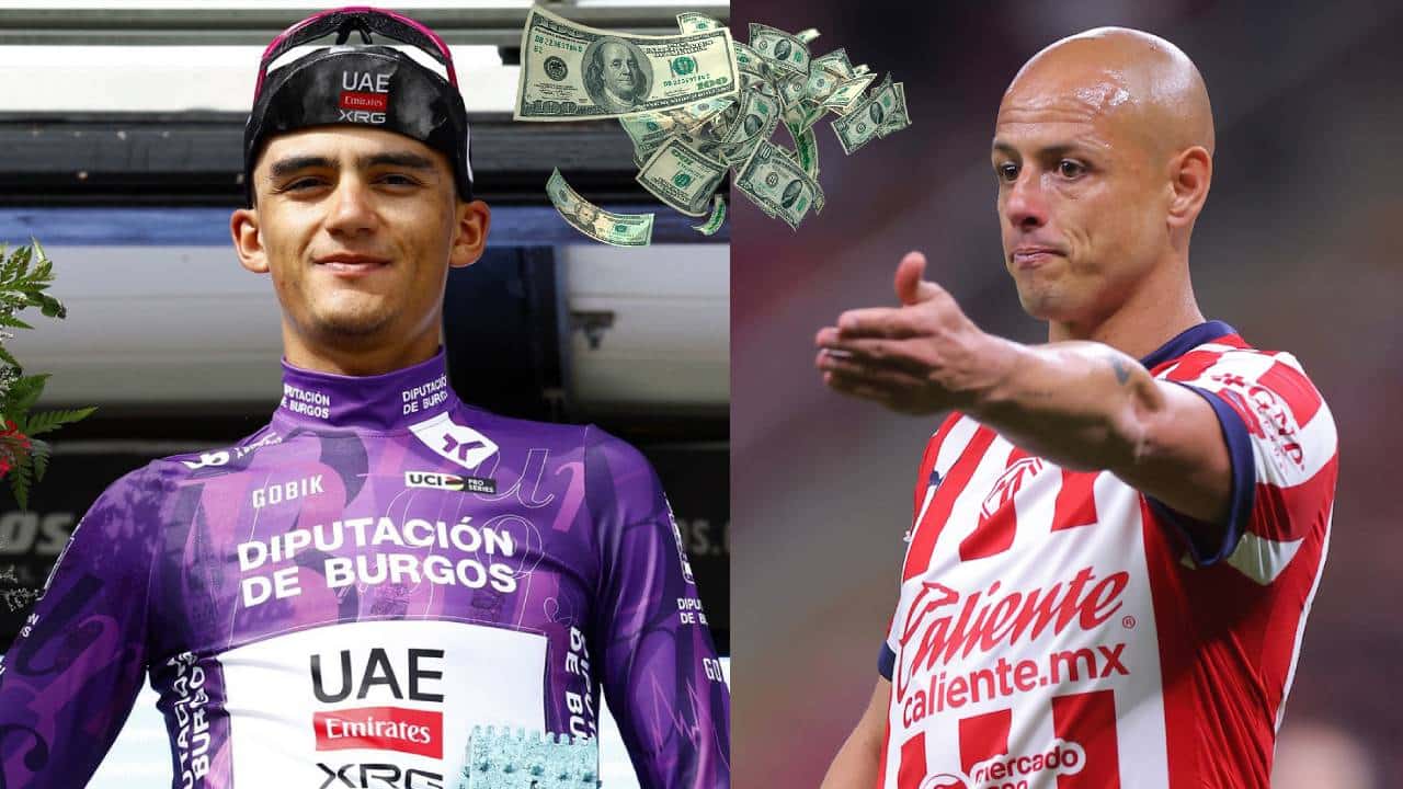 Mientras Chicharito Hernández gana 4 mdd por año, este sería el salario de Isaac del Toro, ciclista mexicano