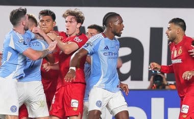 Toluca y NYC vivieron un tenso momento en pleno partido.