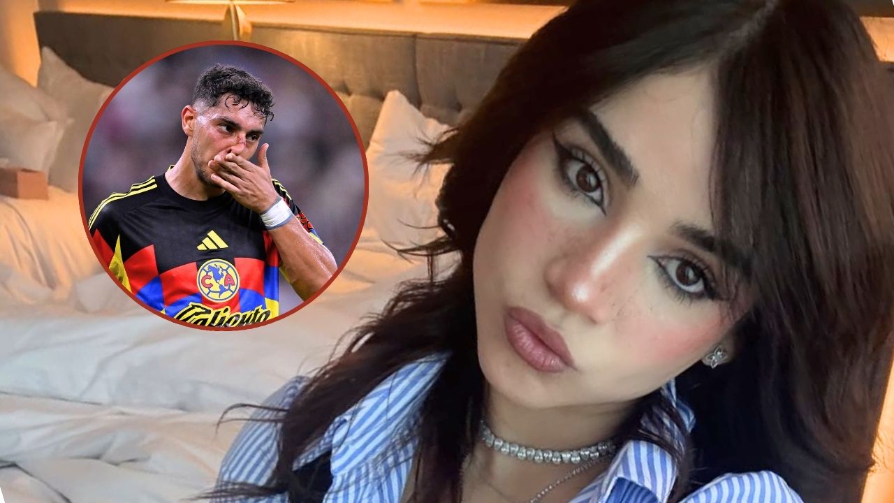 Alana Flores se acuerda de Sebastián Cáceres y le dedica romántico mensaje tras codazo en el Rayados de Monterrey vs América.