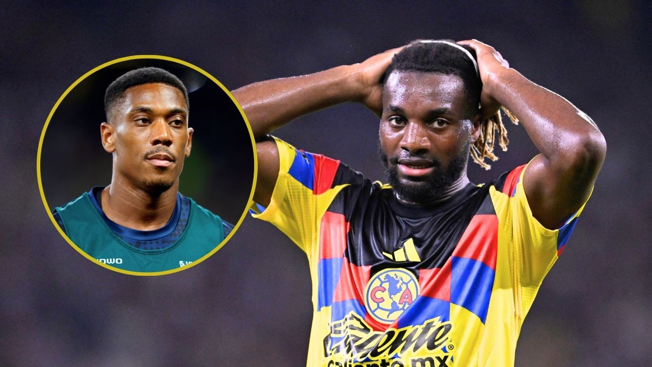 La imagen que nadie vio de Allan Saint-Maximin y Anthony Martial en el Rayados de Monterrey vs América