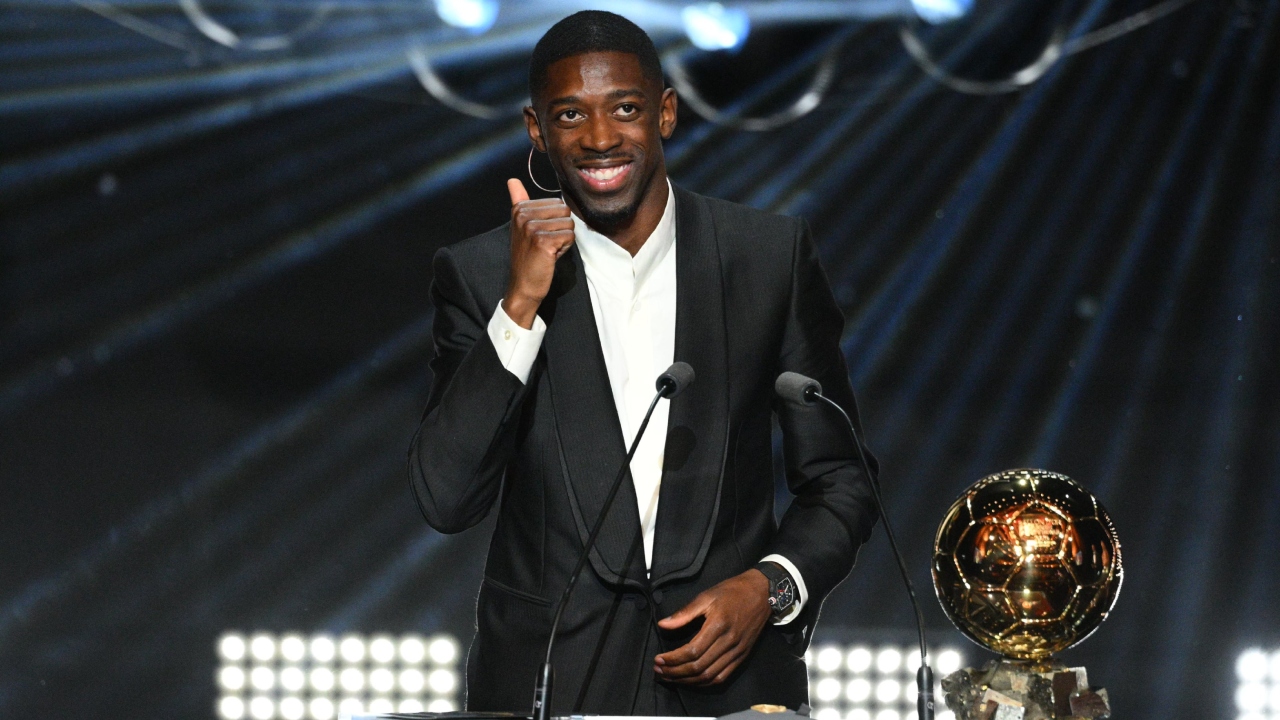 Ousmane Dembélé. ganador del Balón de Oro 2025