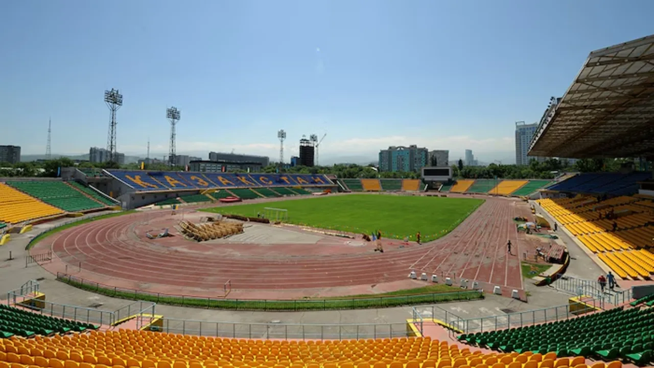 Ortalyq Stadion, estadio del Kairat Almaty para el partido contra Real Madrid en la Champions League