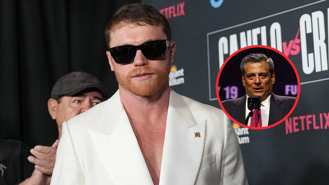 El presidente del CMB vetado de la pelea de Canelo Álvarez contra Terence Crawford: el motivo