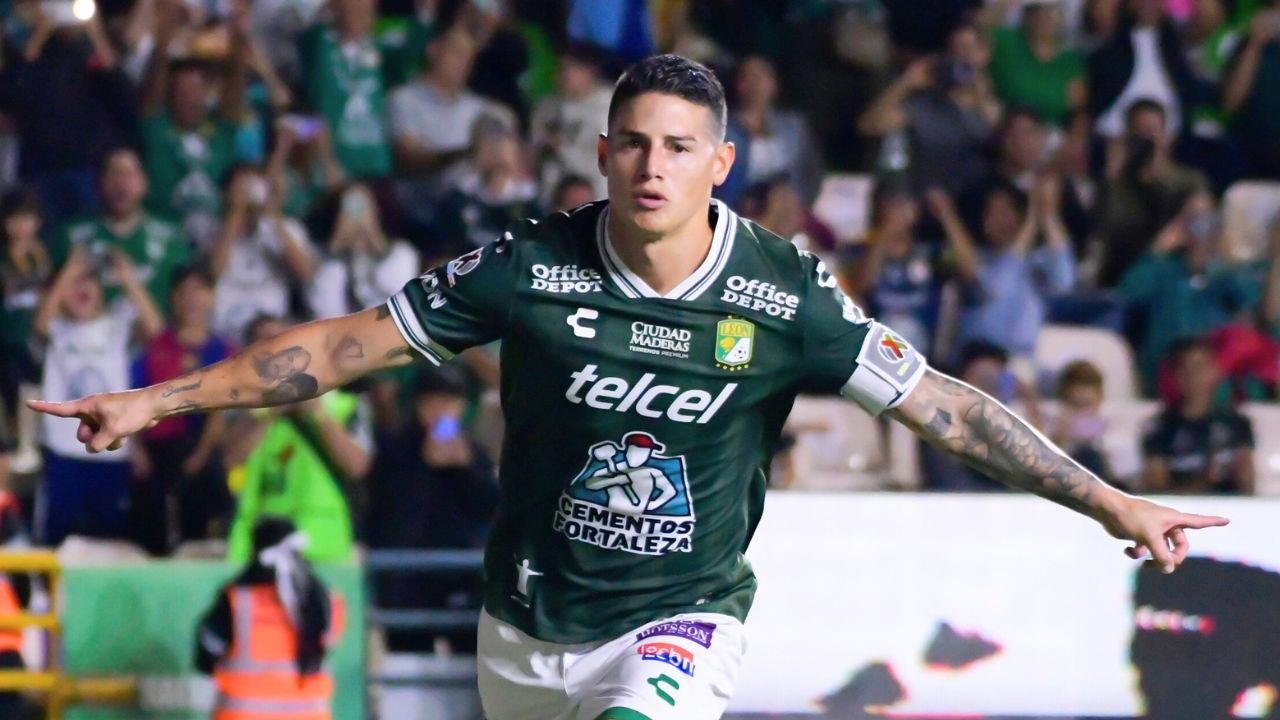 Tras polémica con Xolos, James Rodríguez reaparece con gol y asistencia, pero León no puede con Mazatlán.