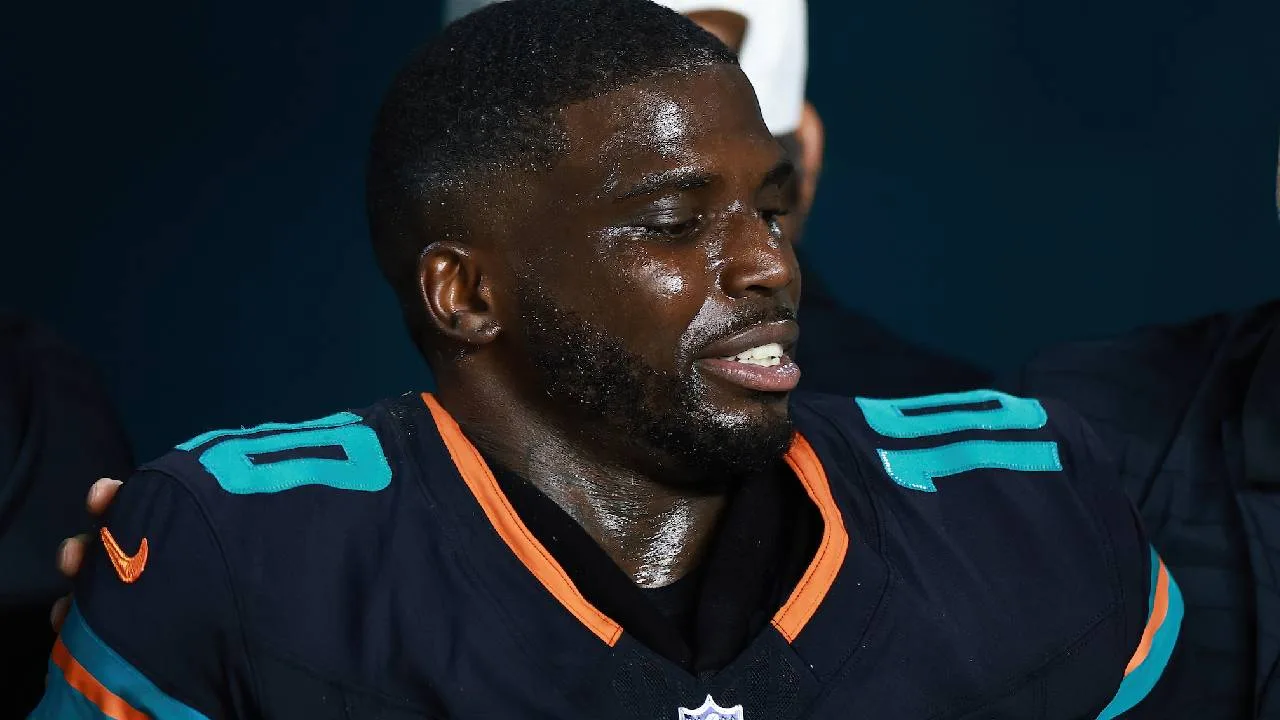 Tyreek Hill, jugador de Miami Dolphins.