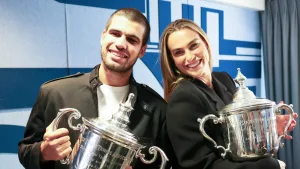 Sabalenka y Alcaraz, campeones de US Open, fueron sorprendidos por WWE.