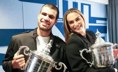 Sabalenka y Alcaraz, campeones de US Open, fueron sorprendidos por WWE.