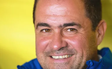 La celebración de André Jardine con el América.