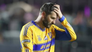 André-Pierre Gignac y un momento difícil con Tigres.
