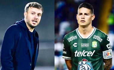 Martín Anselmi y James Rodríguez.
