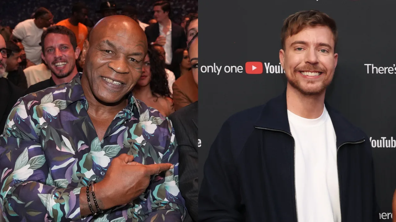 Previo al duelo de Canelo vs Crawford, Mr. Beast sufre demoledor golpe de Mike Tyson