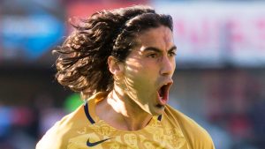 Matías Britos volvió a Ciudad Universitaria y fue furor para la afición de Pumas.